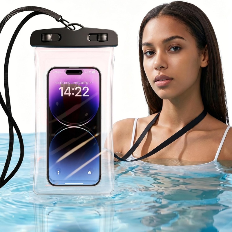 Uni Photography - IPX8 Drijvende waterdichte telefoonhoes Touchscreen droge