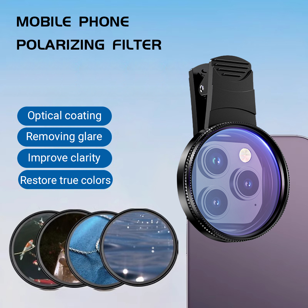 Photography With Mobile - 52MM mobiele telefoonlens Universele polarisatorkamera met