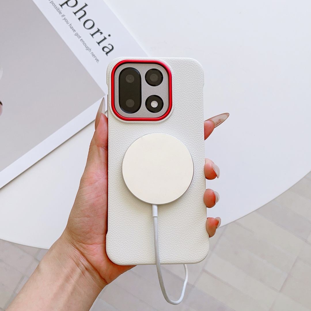 Photography With Mobile - OnePlus 15 hoesje magnetisch rood camera