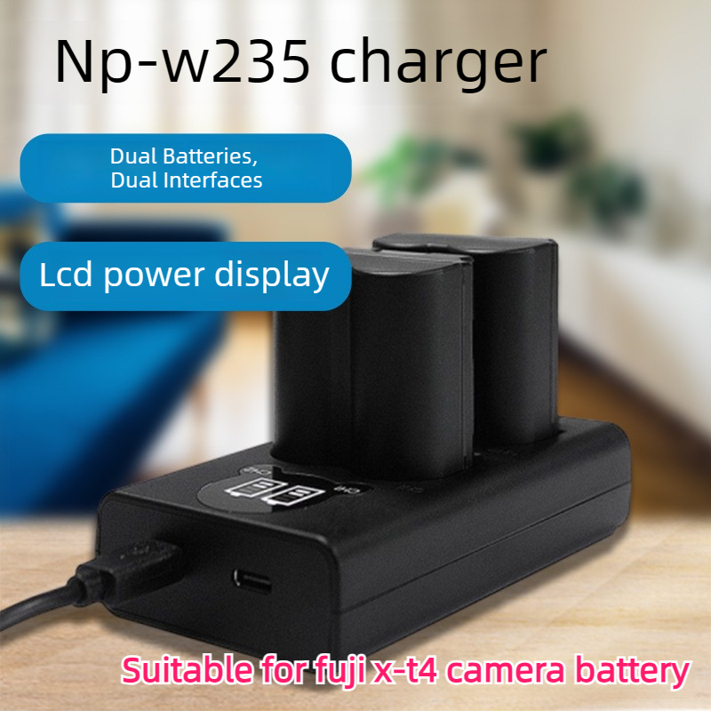 Camera Battery Grip - 2200mAh NP-W235 NP W235 Batterij LCD
