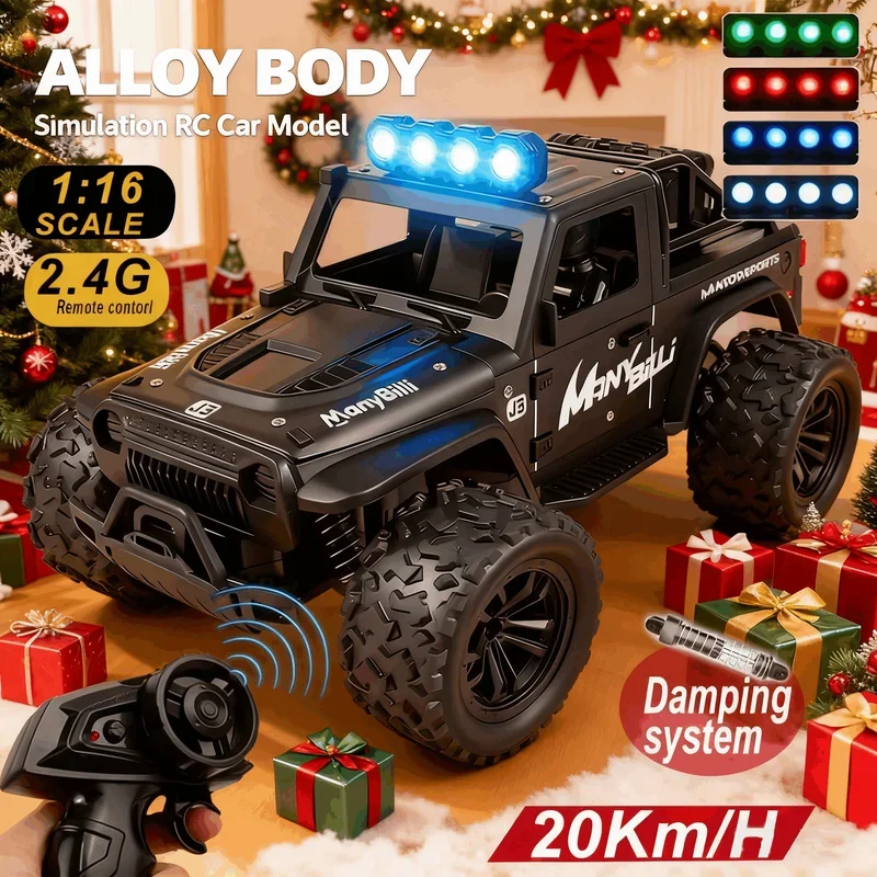 Camera Battery Grip - 1:16 Afstandsbestuurde auto met licht en