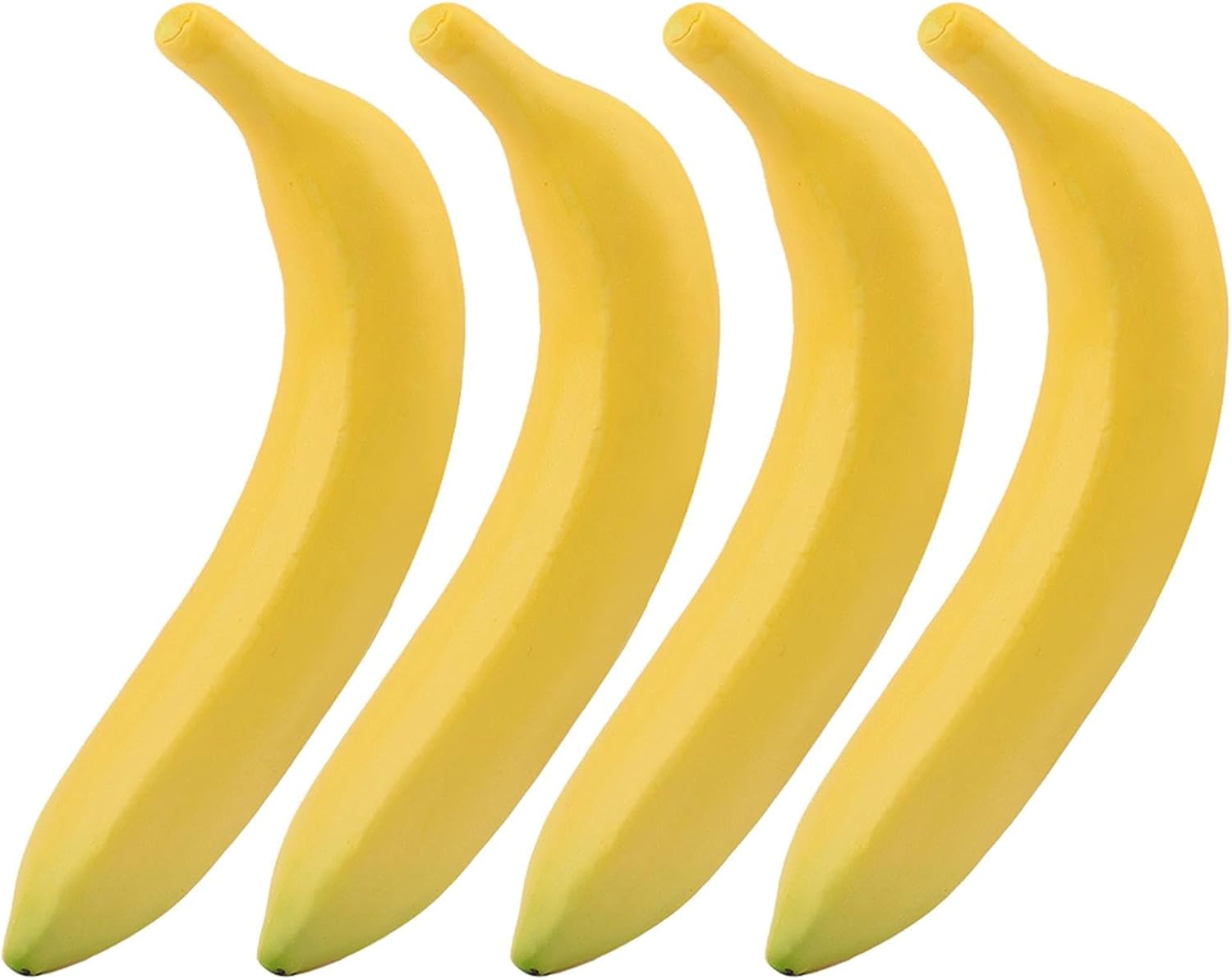 Photography Yellow - Kunstmatige gele bananen levensecht nep fruit,