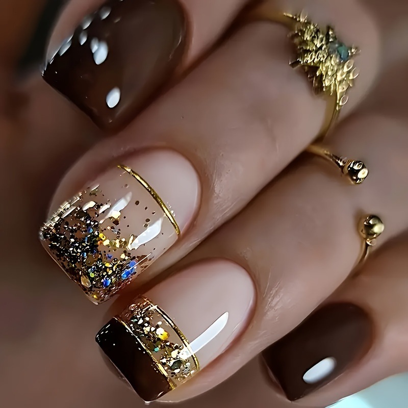 Photography Tips - Korte vierkante nepnagels voor vrouwen, glanzende