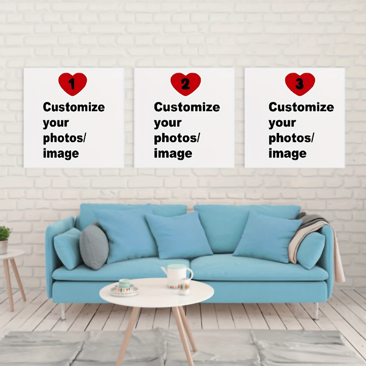 Photography Interior - 3 stks/set Custom Vierkante Canvas Poster