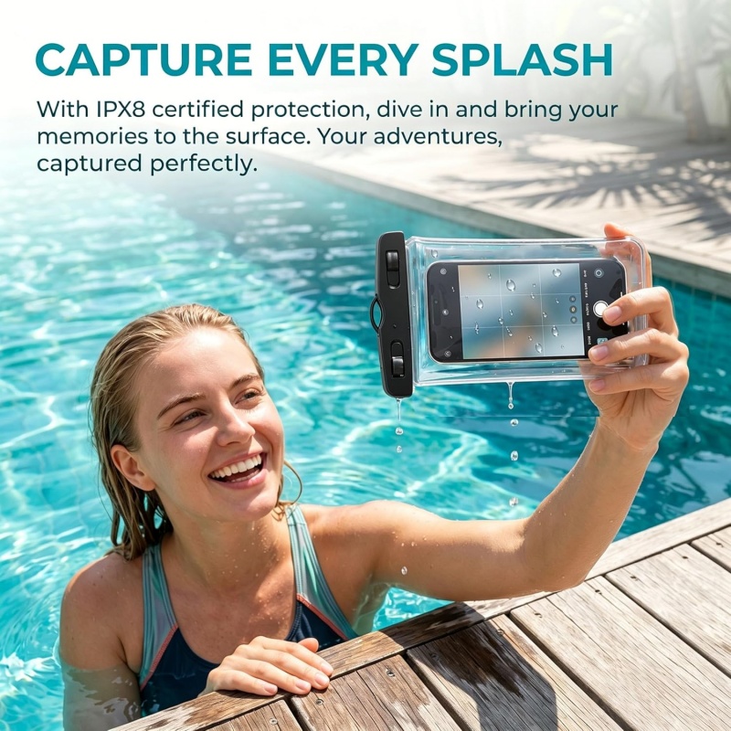 IPX8 Drijvende waterdichte tel - Uni Photography recensie en prijs