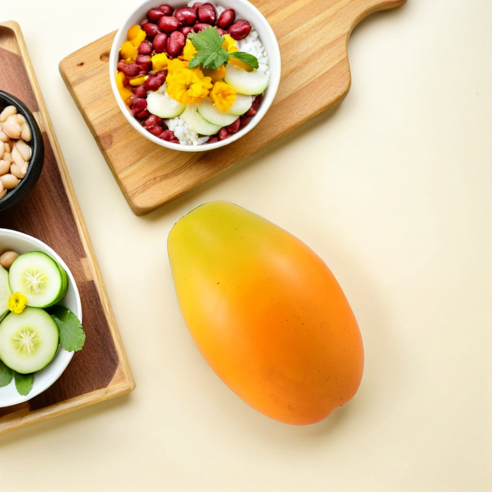 Kunstmatige papaya, extra groo - Photography Yellow recensie en prijs