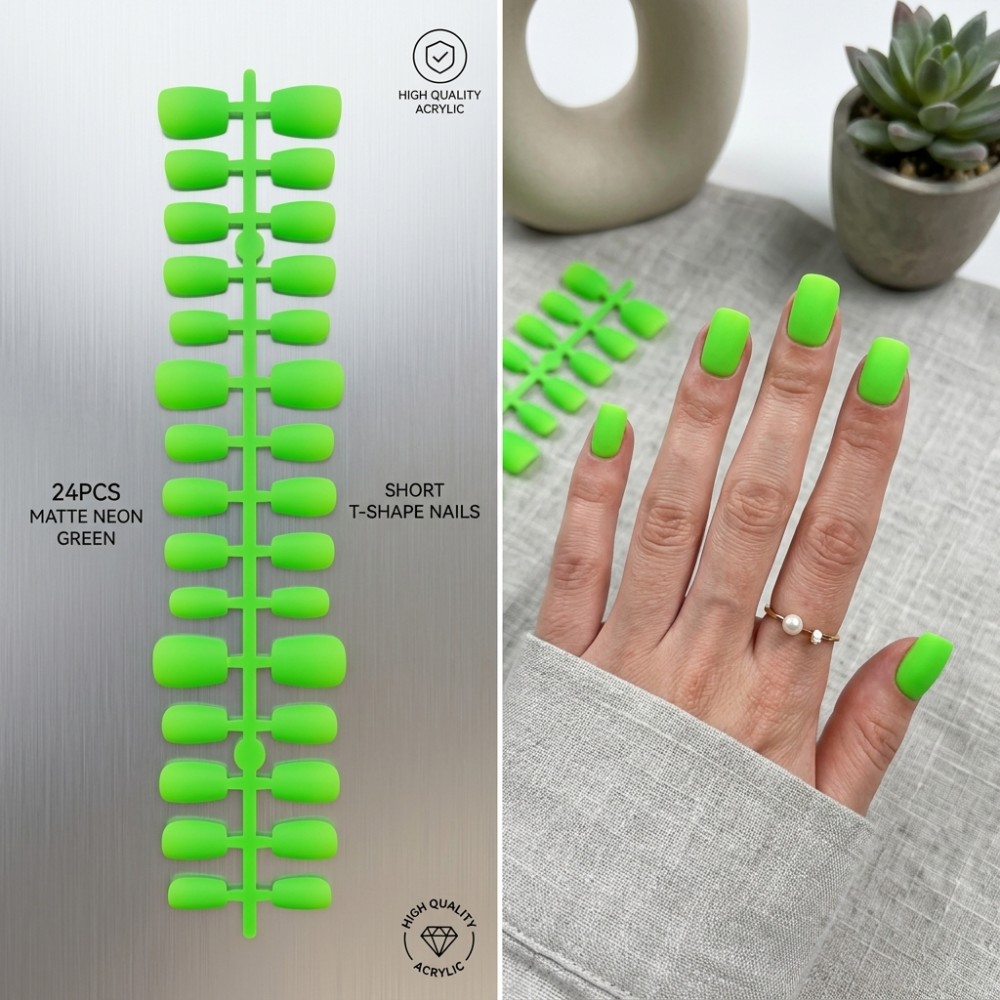 24 stuks matte neon groene kor - Photography Tips recensie en prijs