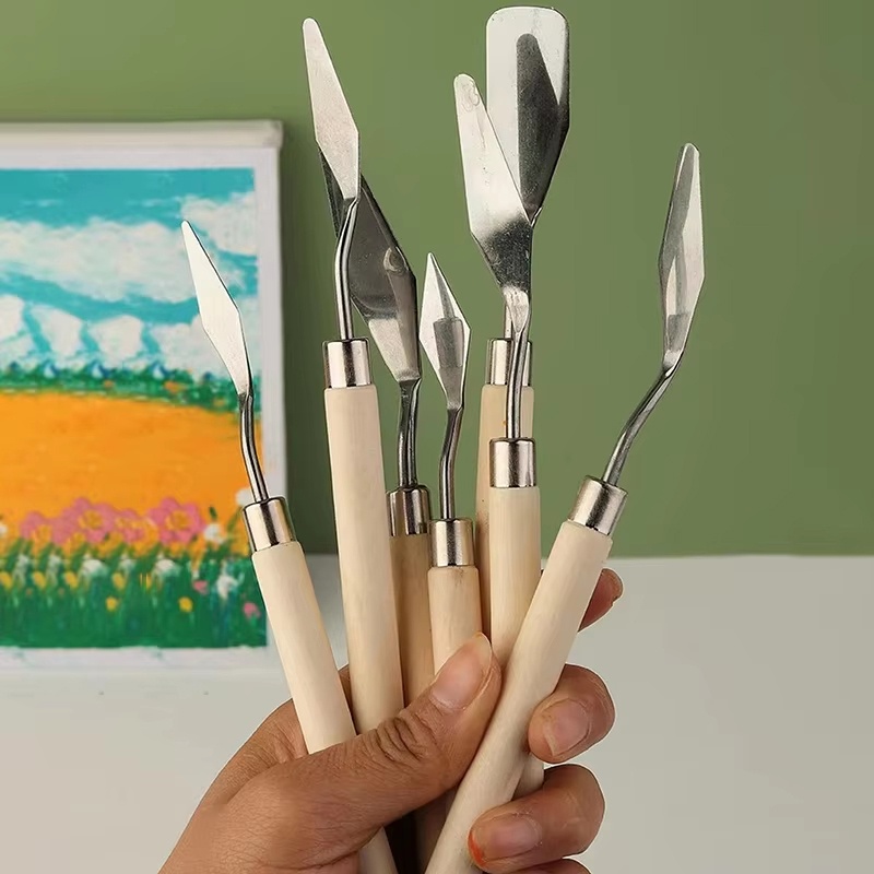 7 Stuks Rvs Paletmes Gouache P - Photography Fine Art recensie en prijs