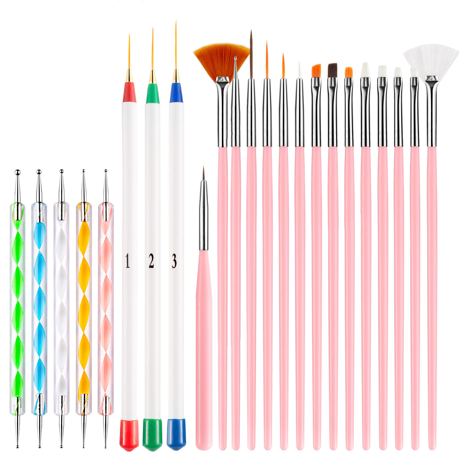 23 STKS Nail Art Penselen Kit  - Photography Fine Art recensie en prijs