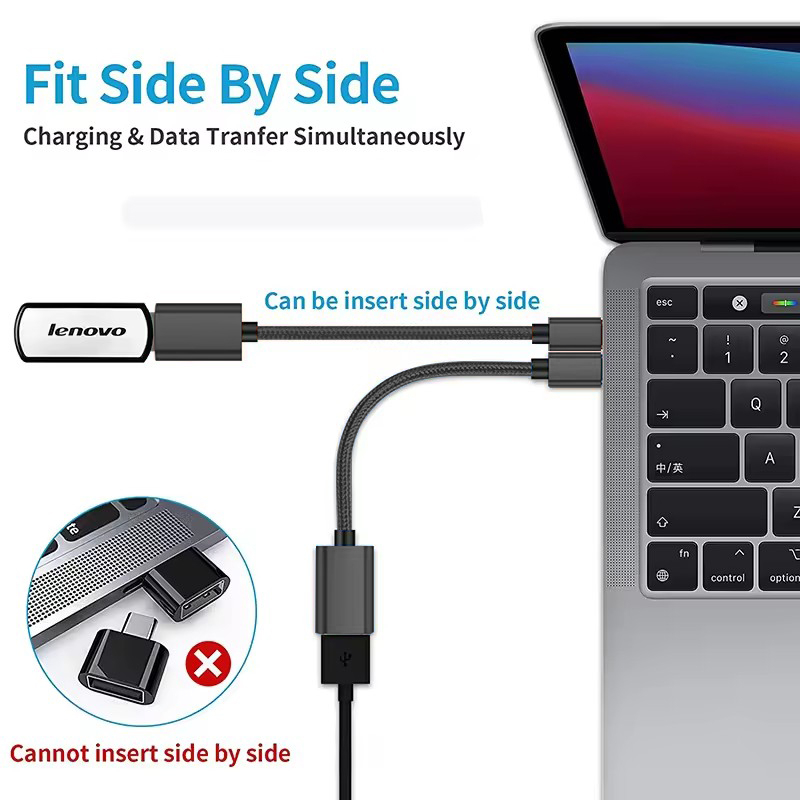 USB-C naar USB OTG datakabelad - Photography Kit Xiaomi recensie en prijs